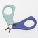 Children's manicure set (scissors, kniper, saw, tweezers), blue color