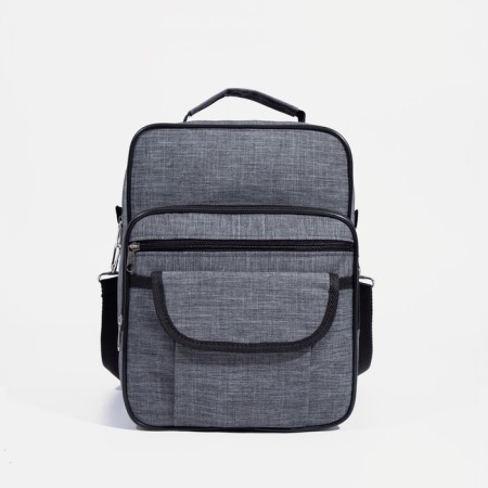Male bag, "ZFTS", color gray color-1