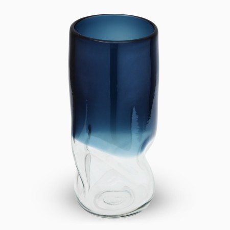Ocean flowers vase of colored glass 27 × 12 × 12 cm-1