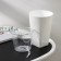 Kashpo for flowers with an insert "Grace", 1.4 l (800 ml), white color