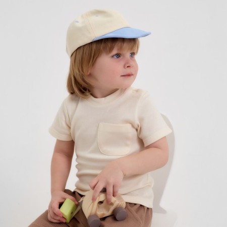 T-shirt T-shirt, I am Basic Line, height 62-68 cm, milk-1