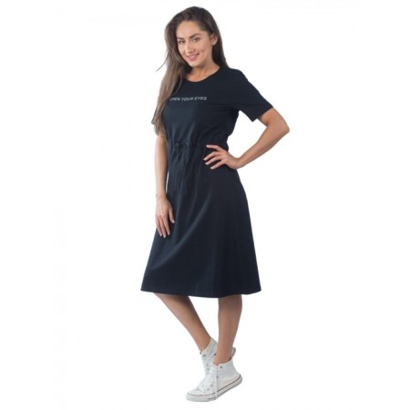 Women's dress Open Your Eyes, size 50, Black color-2