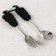 Set a spoon with a fork on a paracord, 13 cm