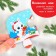 Maxi - puzzles toy for playing in the bath "New Year's Fun", 6 details, EVA