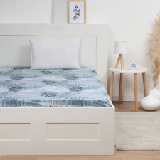 Elevanis sheet Ethel ARECA Palm, 160*200*25cm, Poplin, 125 g/m2