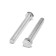 Bolt Stroybat, with a hexagonal head, galvanized, Din933, M8x70 mm, 3 pcs