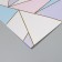 Scrapbooking paper gold "Triangles" density 180 grams set 5 pcs 30.5x32 cm