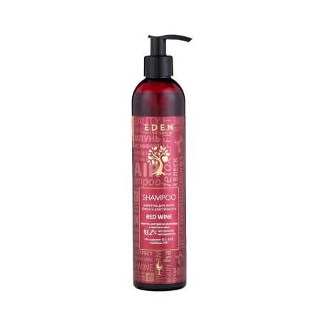 Hair shampoo Eden red wine, 350 ml