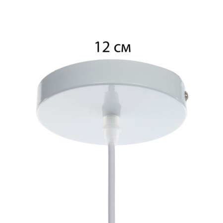 Lamp "Sendy" E27 40W white 28x28x21 cm-5