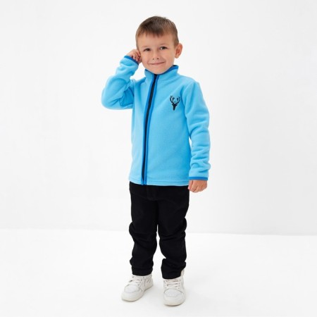 Baby sweatshirt, blue color, height 116 cm-1