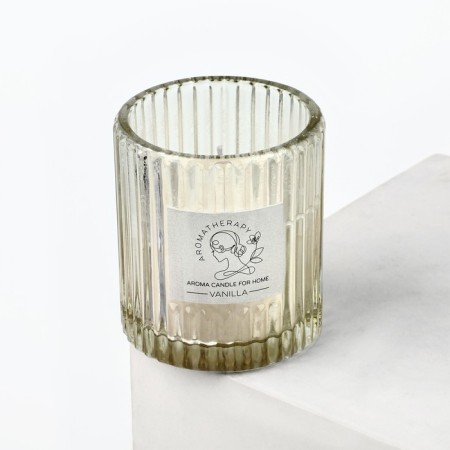 Aromatic candle "Vanilla", 7.5 x 8.6 cm.-4