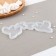 Silicone Mold for candy and chocolate "pigeons", 7 × 6, 4 × 4 cm, the color is transparent