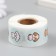 Stick Paper "Puppies" d = 2.5 cm 500 pcs in a roll 3x6.5x6.5 cm
