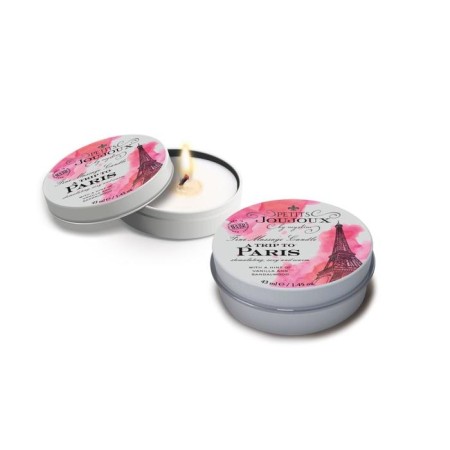 Candle - aromaticoma for PARIS massage, vanilla and sandalwood, 33 g