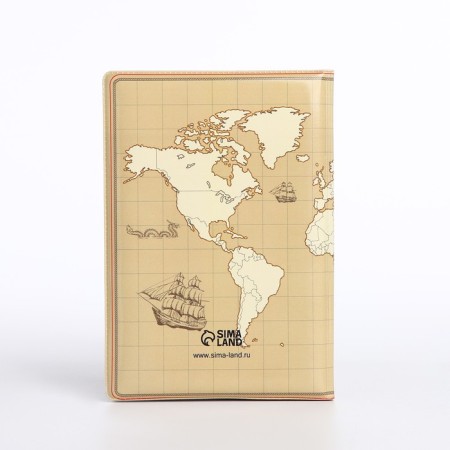 Cover for passport, beige color-1