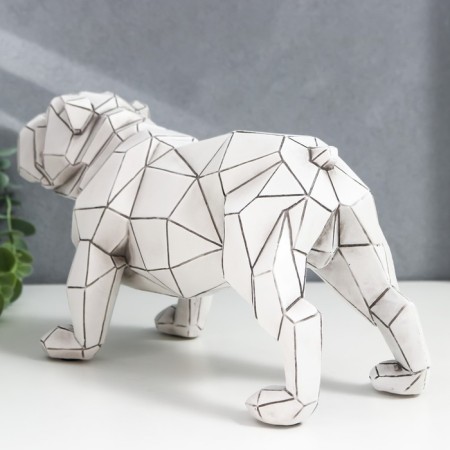 Souvenir Polystone 3D "English bulldog" Bezh 15x11x28 cm-2