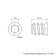 Dowel "Tundra Krep", furniture, metal, thread M6, 10 pcs