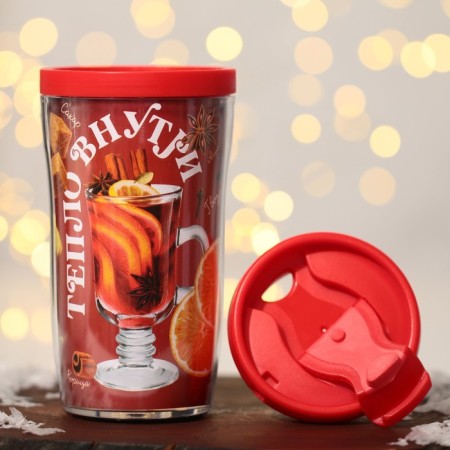 Thermost man with an insert "heat inside", 250 ml-2