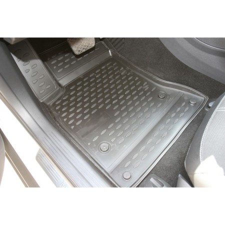 3D mats in the Mercedes-Benz Gla-Class salon, 2015-2016, 4 pcs. (polyurethane)-1
