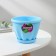 Pot for flowers with the Podon "Noble", 450 ml, d = 11 cm, blue color