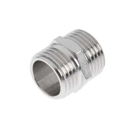 Nipple STI, 1/2 ", outer thread, nickel -plated brass-1