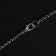 Pompeii pendulus “Pompeii” horns, red color in black silver, 70 cm