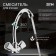 Kitchen mixer Zein Z3724, two -wound, pour height 17.5 cm, chrome
