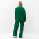 Women's costume (sweatshirt/pants), green color, size 50