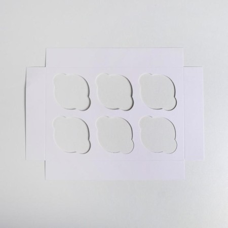 Capcake box, confectionery packaging, 6 cells for you 17 x 25 x 10 cm-4