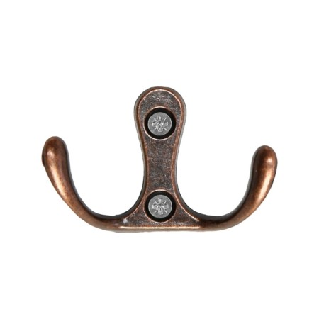 Hook furniture tundra TKD005, two -rod, copper, 5 pcs-3