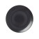 Dessert plate Home Queen "Noir", d = 19.3 cm, black color