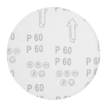 Circle of abrasive grinding under the "Velcro" tundra, 180 mm, p60, 5 pcs.-5