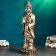 Figure "Buddha" 16x17x63cm, bronze