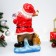 New Year's piggy bank "Santa Claus Small" red 21x34cm
