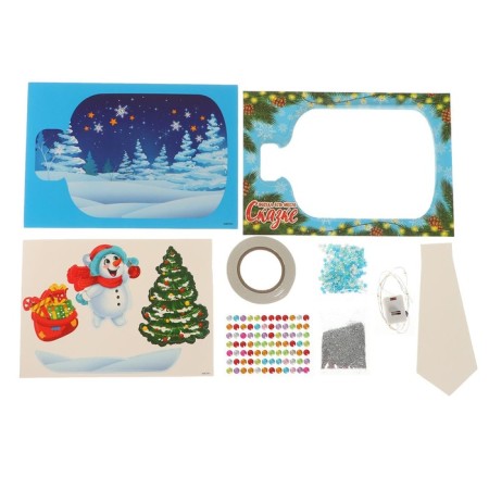 Set for creativity "Nochik with your own hands", a snowman-1