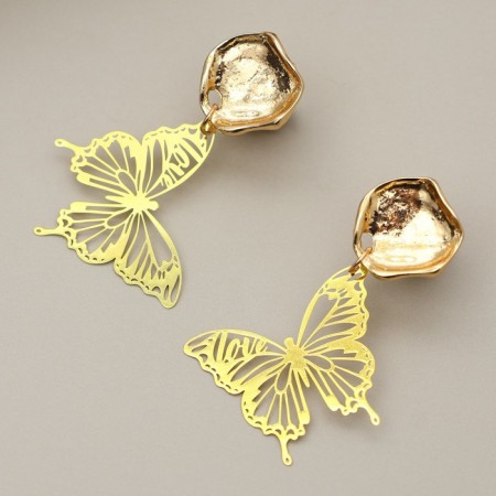 Earrings "for the most tender", 2.5 x 4 cm-1
