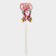 Topper decorative "Santa Claus on a swing" 20.5x71 cm