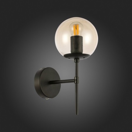 Wall lamp EVOLUCE. Sle154901-01. Lacotta. 1x40 W, E27, 20x30 cm, black color-4
