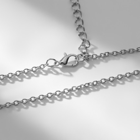 Japan's pendant triangle in the ring, the color is silver, 56 cm-4