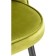 Stol on a metal frame Dodo metal/velor, black/green 52x55x77 cm
