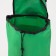 Household bag on a cart on a cord, green color