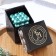 Figure candle "Babble" Big Cube, 5x5x5 cm, Tiffany, in the box