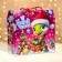 Gift box New Year's serpentines 23 x 10 x 22 cm