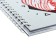 Sketchbook 40 sheets on the crest, 140 x 208, 100g/m2 "art", solid cover, matte lamination