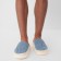 Male slippers, size 44-45, blue color