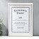 Photo frame Plastic A4 "Golden spiral on white" 32.3x23.8 cm