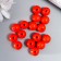 Beads for creativity plastic "Scarlet beads" set of 16 grams 1.2x1.2 cm