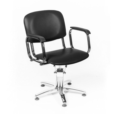 Hairdressing chair, black color