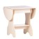 Doner Eco table, 620/1235x600x750, dairy oak
