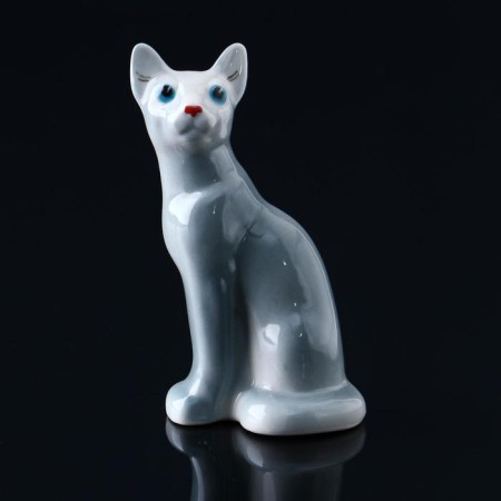 Porcelain figurine "Thai cat", 10 cm, mix-8